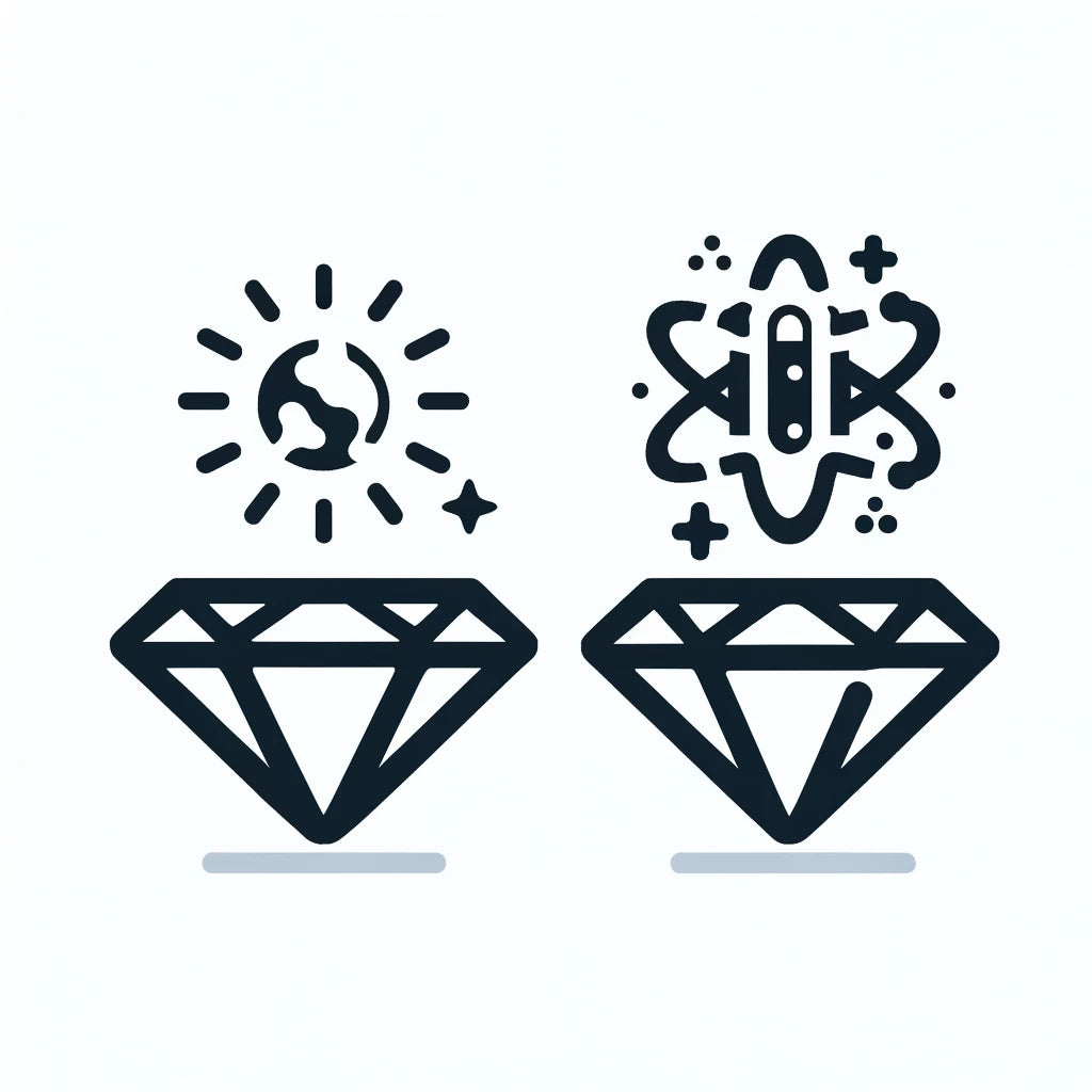 CO2 emissions from mined diamonds vs lab-grown diamonds