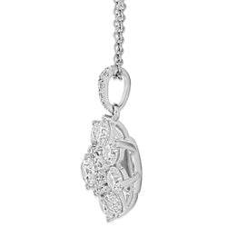 18k White gold & Diamond Pendant