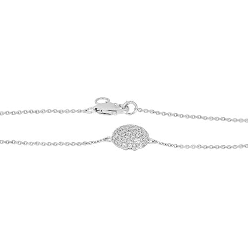 18K White Gold Diamond Bracelet